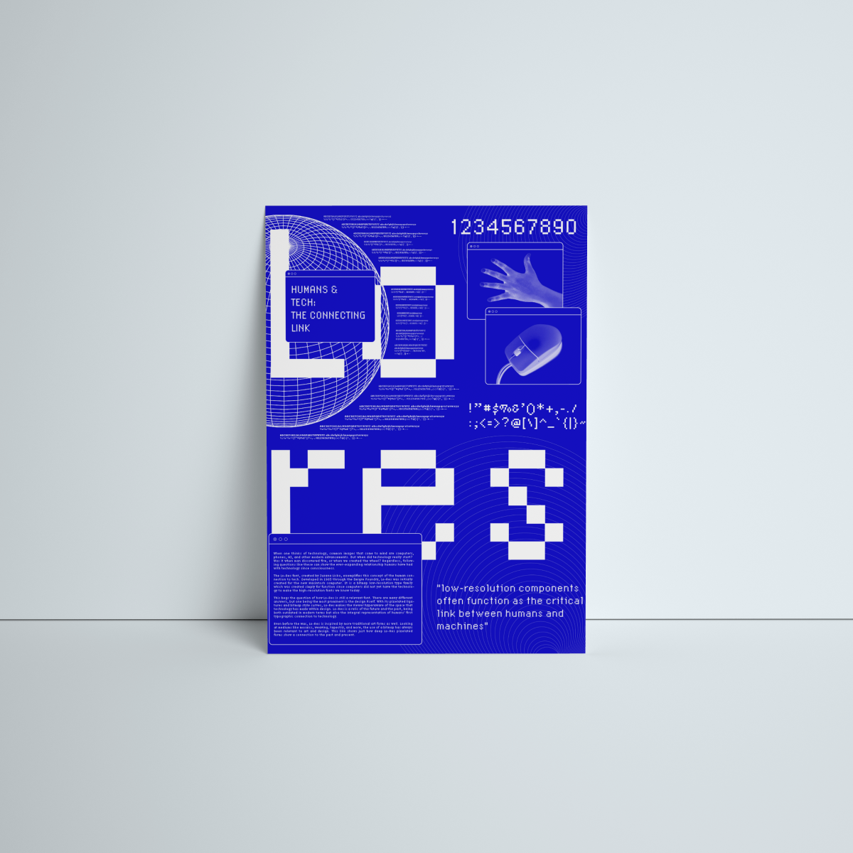 A mockup of type specimen posters.